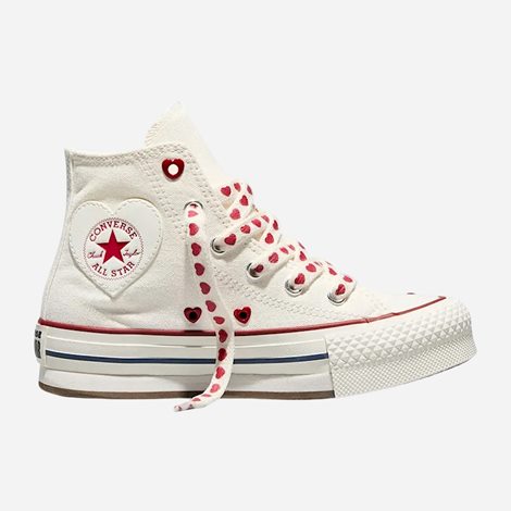 CONVERSE Παιδικά Sneakers Chuck Taylor All Star Eva Lift Λευκά (1099939)