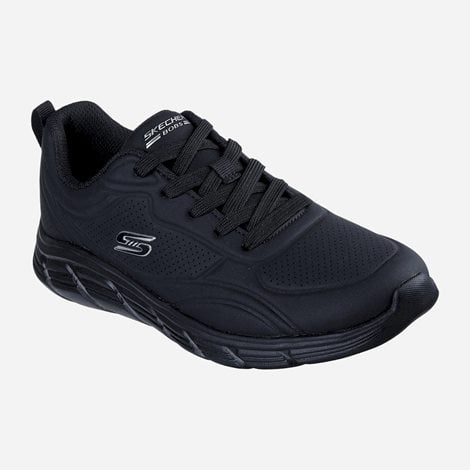 SKECHERS Γυναικεία Παπούτσια για Τρέξιμο Lace Up Μαύρα (1080576)