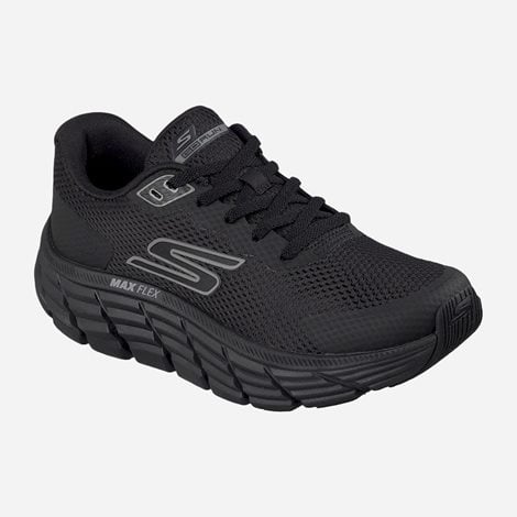 SKECHERS Γυναικεία Παπούτσια για Τρέξιμο Lace Up Μαύρα (1080581)