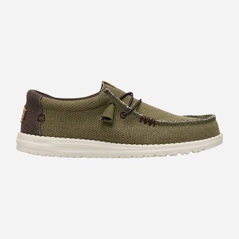 HEYDUDE Ανδρικά Casual Παπούτσια Wally Braided Χακί (1092467)