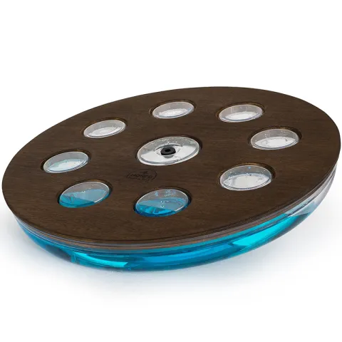 NOHrD EAU-ME BALANCE BOARD WITH WATER WALNUT