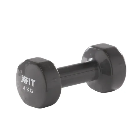 Vinyl Dumbbell 4 kg Grey (28503) (X-FIT)