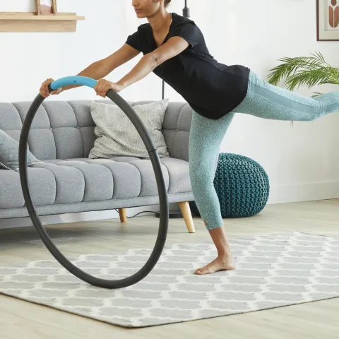 Weighted Fitness Hoop 1.4 kg - Black