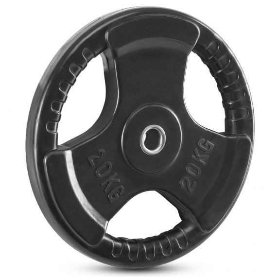IFS 20kg Rubber Weight Plate 30mm Black (Single)