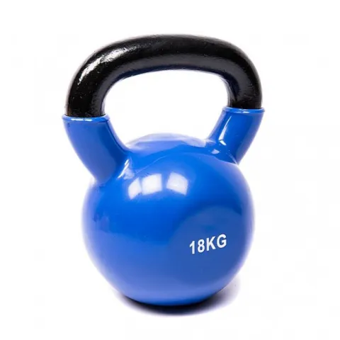 Sidea Vinyl Kettlebell 18Kg (Blue)
