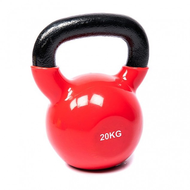 Sidea Vinyl Kettlebell 20Kg (Red)