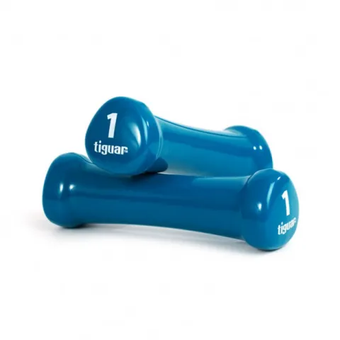 Tiguar Vinyl Dumbbells 1kg (Pair)