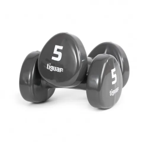 Tiguar Vinyl Dumbbells 5kg (Pair)