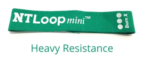 NT Fabric Mini Loop - Burn X (Green)