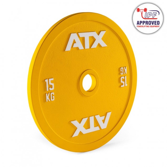 ATX® Calibrated Steel Plate RL / calibrated weight plates 15kg