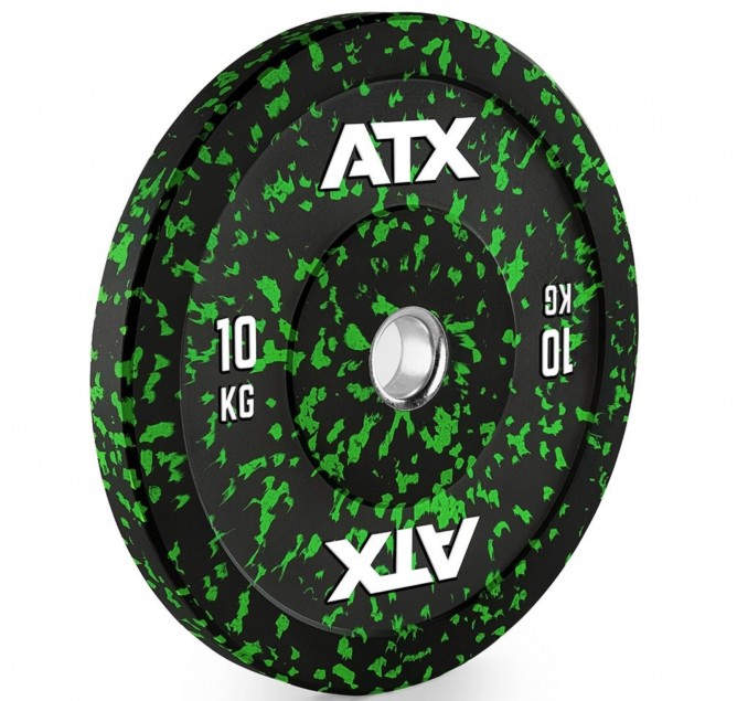 ATX - 10Kg , Color Splash Bumper Plates 50mm (Single)