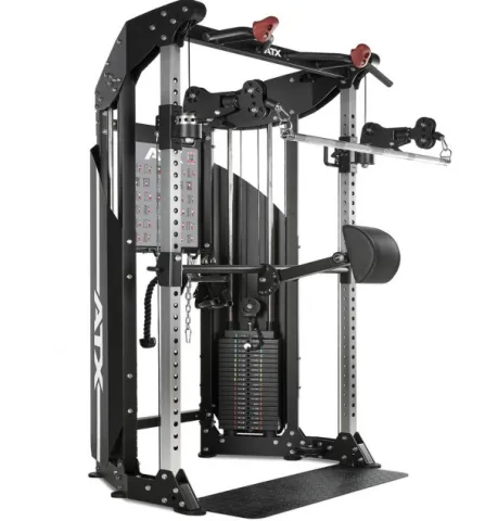 ATX Cable Pull Station – Extra Wide With 2 x 90 Kg Plug-in Weights And Accessories