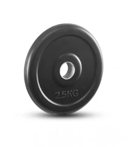 IFS - 30mm - 2.5kg Black Rubber Weight Plates