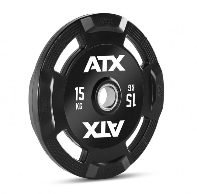 ATX -15Kg Weight plates rubber gripper - ATX Logo 50mm
