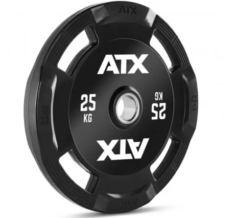 ATX -25Kg Weight plates rubber gripper - ATX Logo 50mm