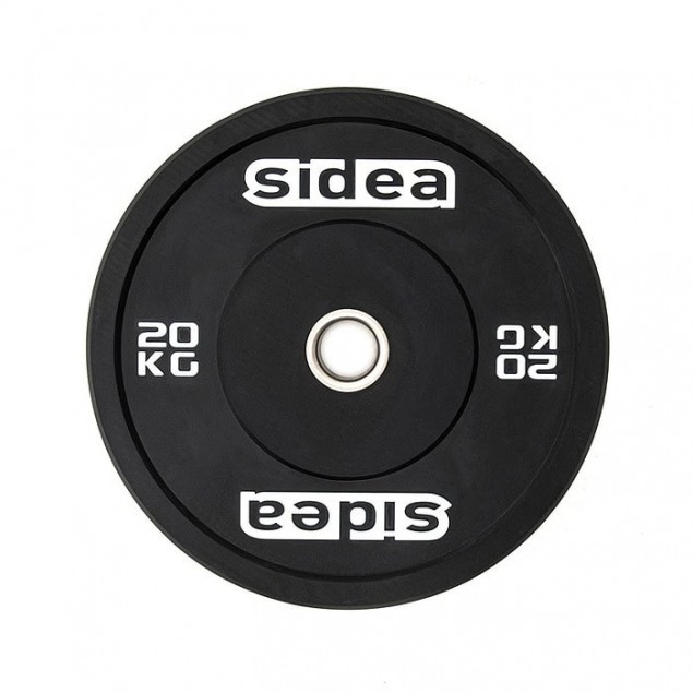 Sidea Black Rubber Bumper Plate 20kg