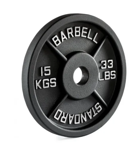 ATX Standard Barbell Plate - Cast 15Kg
