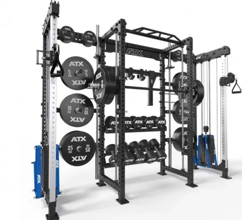 ATX Cable Cross Rack , With 2x90kg Plug-in Weights And Many Extras