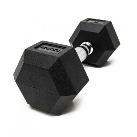 Sidea Hex Rubber Dumbbell 9Kg (Single)