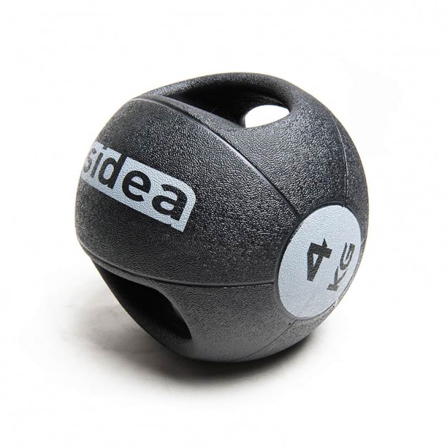 Sidea Medical Ball grip handle diam.24cm,4Kg (Black/White)