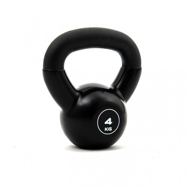 Sidea Vinyl Kettlebell Black 4kg