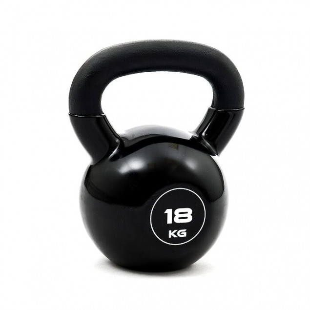 Sidea Vinyl Kettlebell Black 18kg
