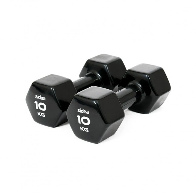 Sidea Vinyl Dumbbells pair 10kg