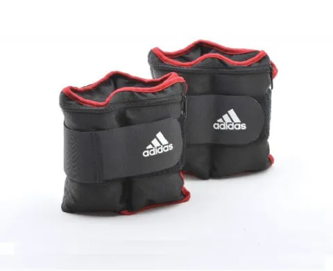 Adidas Adjustable Ankle/Wrist Weights - 2 x 1 Kg