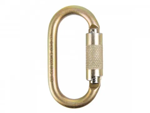 Oval Screw-Gate Carabiner