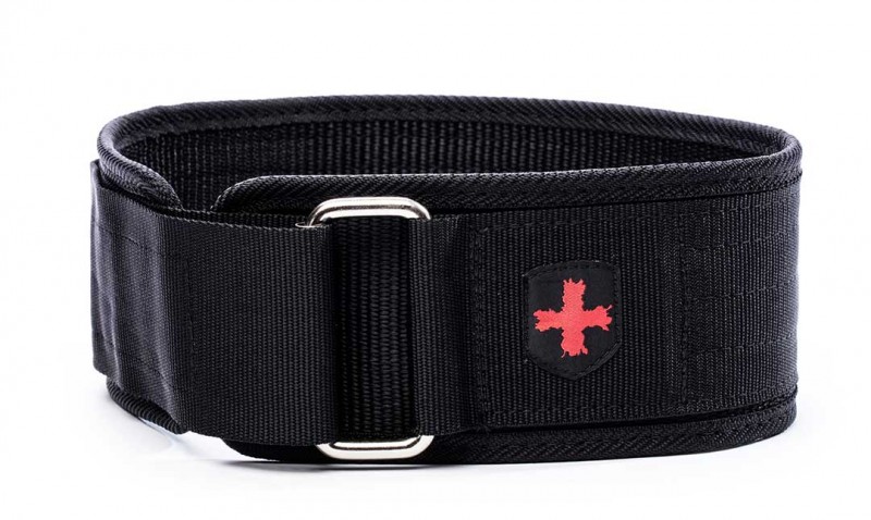 Harbinger 4 inch Nylon Belt Black Large