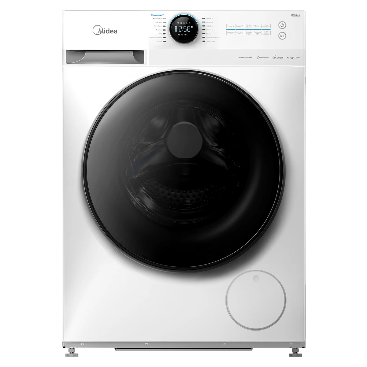 Midea 12kg Lunar Series Washing Machine MF200W120WB/W-GR – High Capacity & Efficient