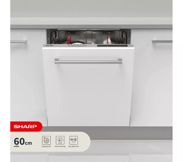 Sharp Built-in Dishwasher QW-NI15I49D3X-EU 13Place Settings