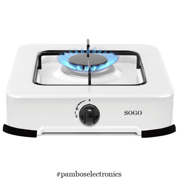Sogo SS-10255 Portable Gas Stove – White