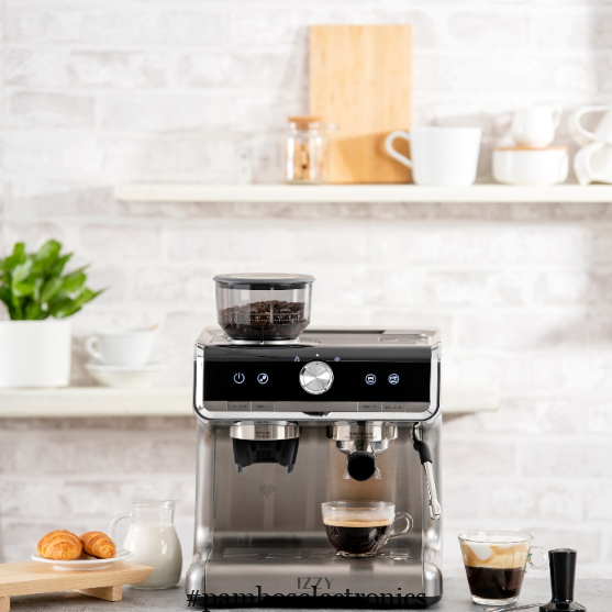 IZZY 2in1 Automatic Espresso Machine & Coffee Grinder IZ-6007