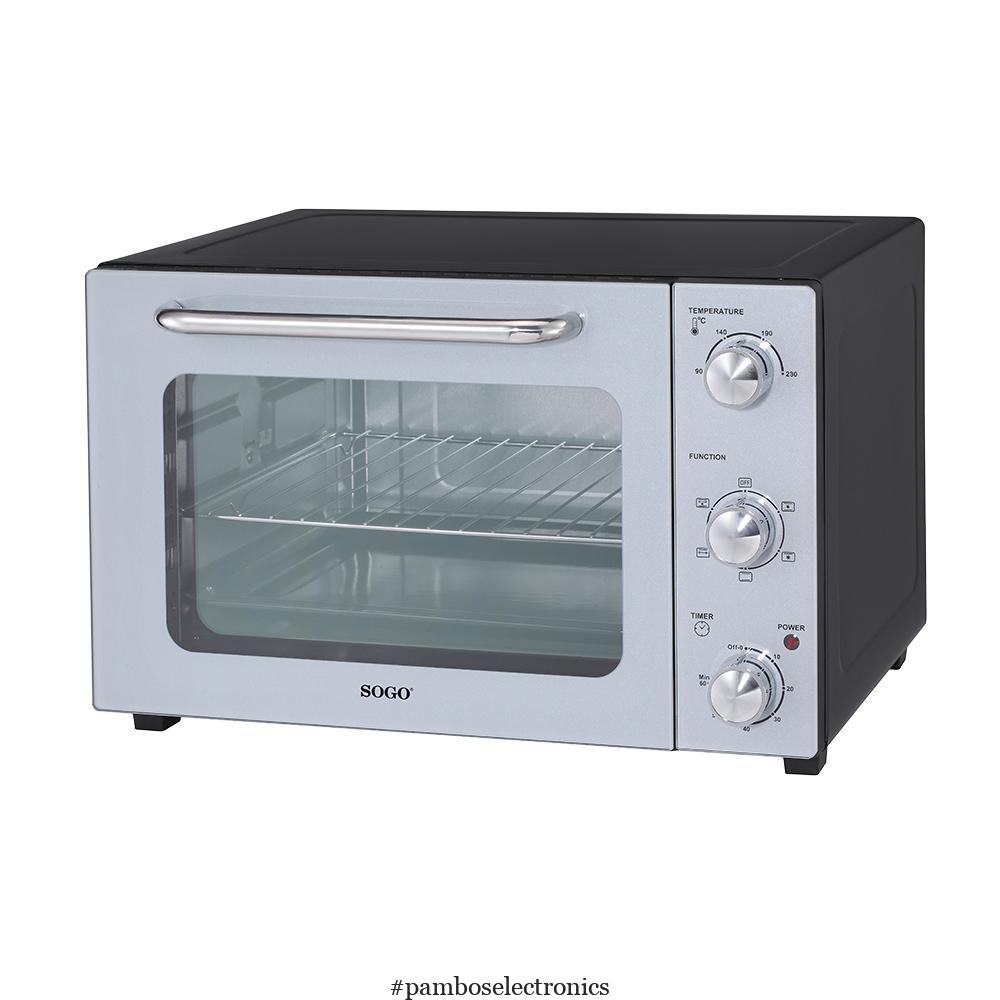 Sogo SS-10540 Convection Mini Oven (35 Liters, 1500W, 6 Functions)