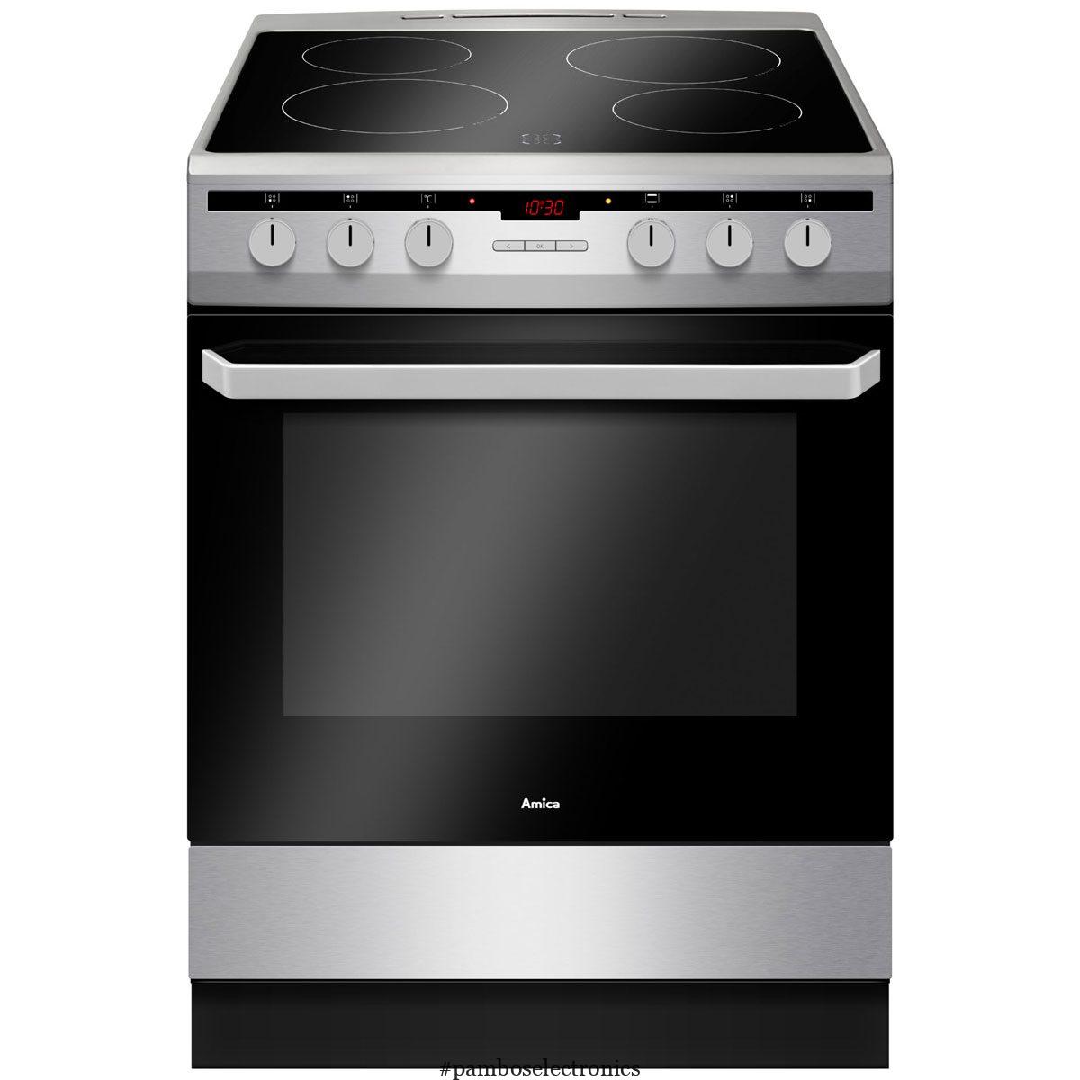 Amica 54035 Freestanding Silver Electric Cooker (60x60cm)