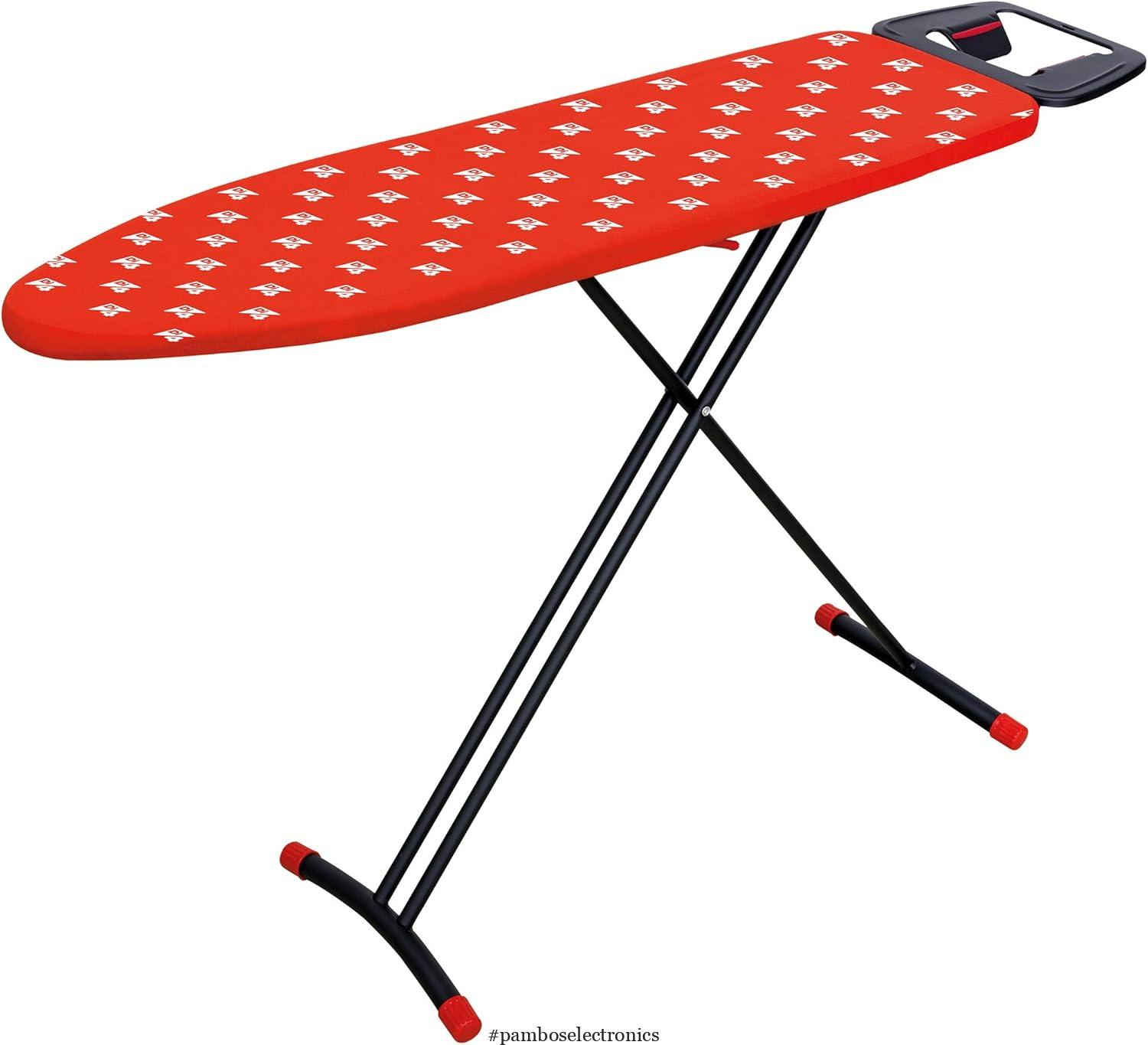 Di4 stiro facile ironing board, red and white