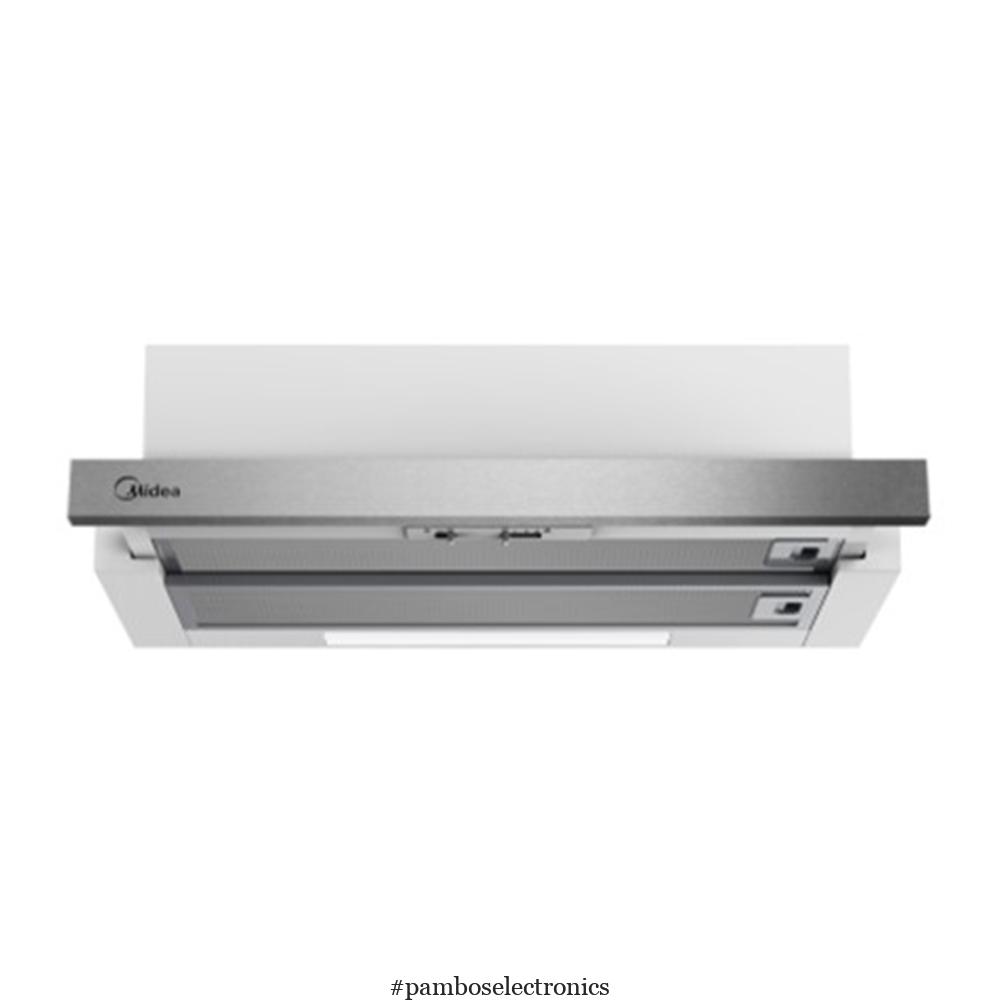 Midea 60L07 Telescopic Cooker Hood – 60 cm Stainless Steel Extractor, 630 m³/h Airflow