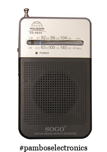 Am/fm analogue pocket radio sogo ss8835