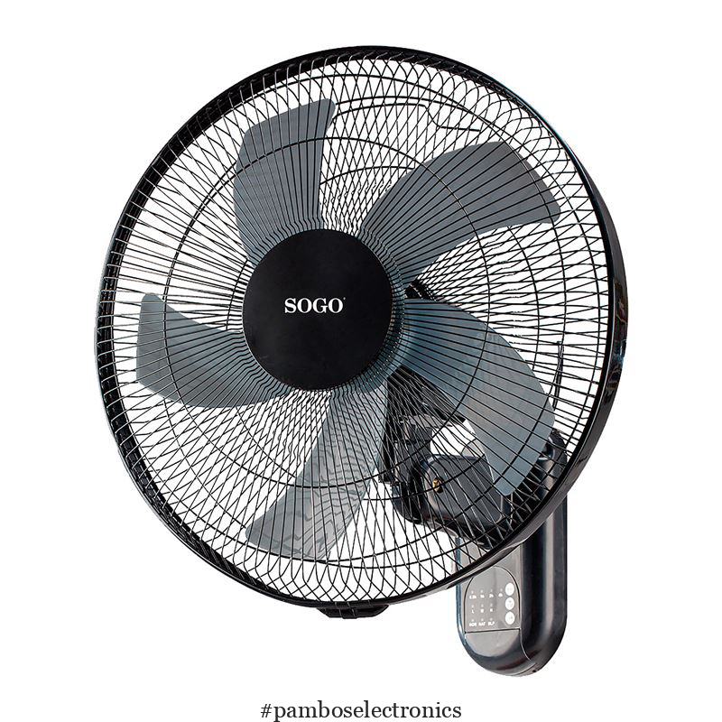 Sogo wall fan 21325 40cm 50w w remote control