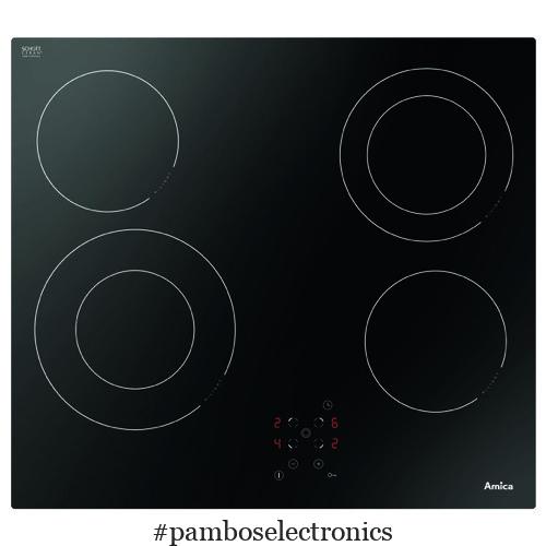 Amica PBP4VQ246FTNUT 6-Zone Ceramic Touch Hob