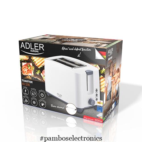 Adler ad 3216 toaster 2 slice