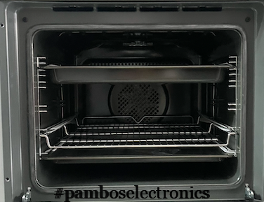 Amica 1197.3EETRDQS Retro Style Integrated Oven (Matte Black, 77L Capacity)