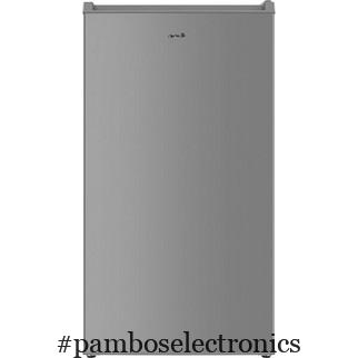 Arielli ARS-122LNEDG Single-Door Compact Refrigerator (93 Liters, Low Noise 39dB, Silver Finish)