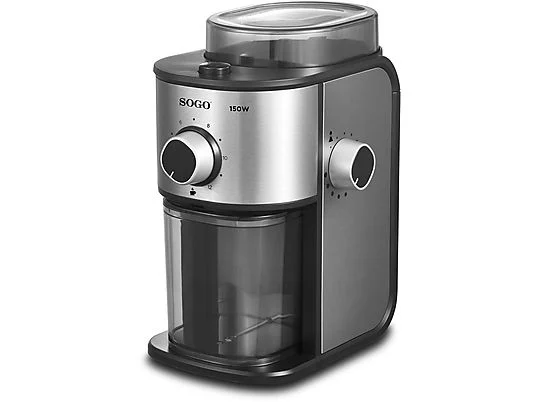 Sogo – coffee grinder -ss-5236, 150 w, 200 g, grey / silver
