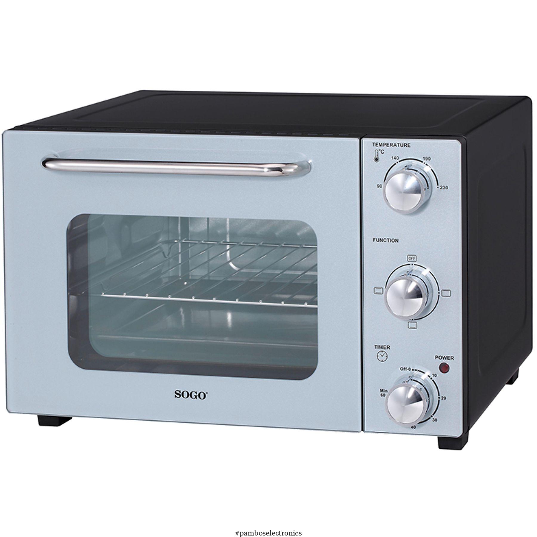 Sogo SS-10535 Compact Electric Oven & Grill (22 Liters, 1300W)