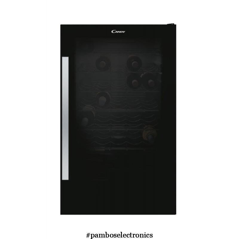 Candy CWC 150 ED/N Single Zone Wine Cooler (41-Bottle Capacity, App Control, Black)