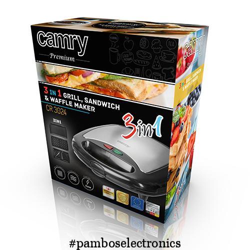 Camry cr 3024 sandwich maker 3 in 1