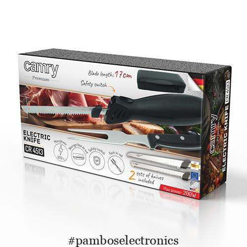 Camry cr 4513 electric knife – 2 sets of knives