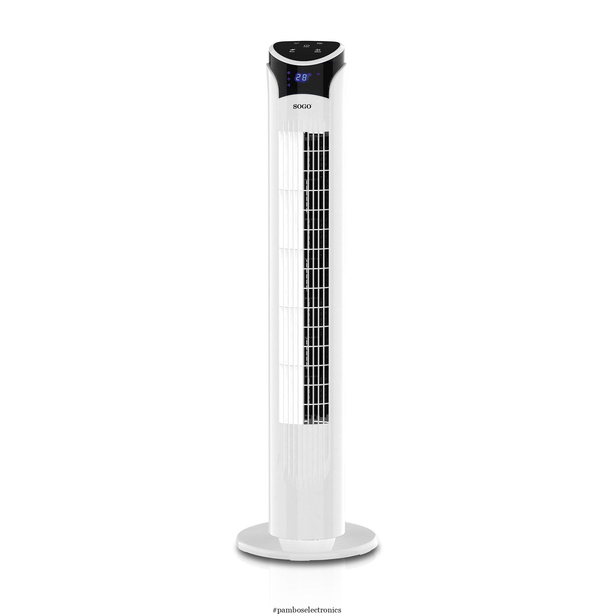 Sogo fan tower 33inches remote 45w ss-21375